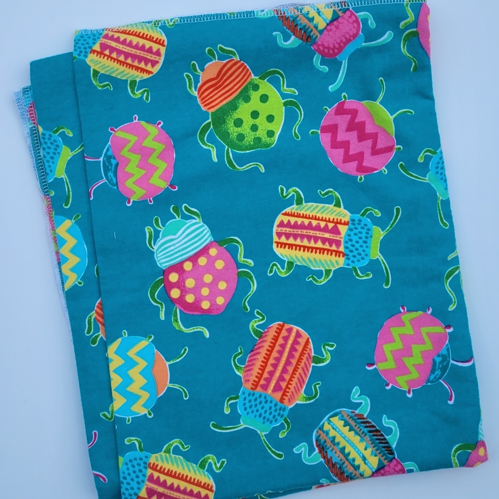 Snuggle Flannel Animal Moo Print Baby Receiving Blanket